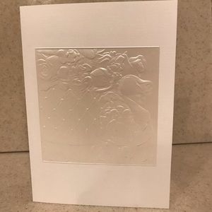 6-Panel Blank with Die Cuts Cake Card